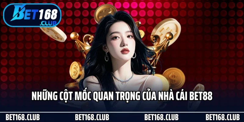 Những cột mốc quan trọng của nhà cái Bet88
